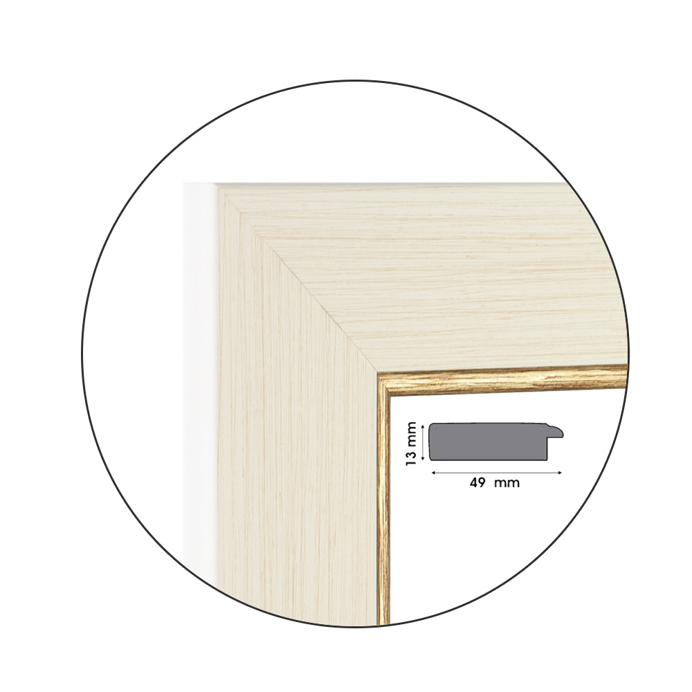 Ramă Bianca Grande Gold | 4,9 cm